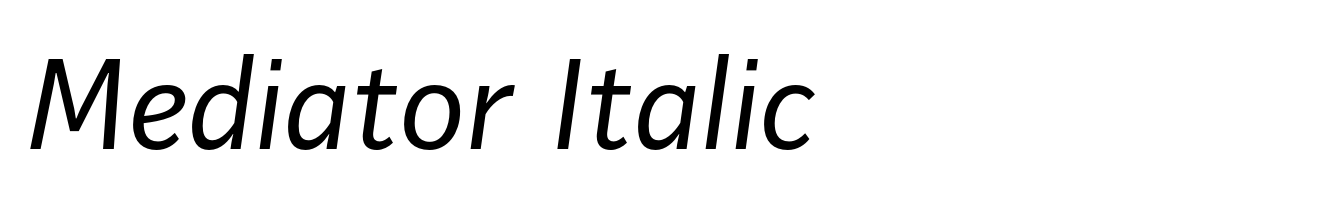 Mediator Italic